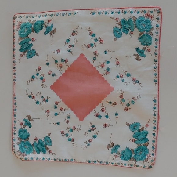 Vintage 60s Handkerchief Set Of 3 - Picture 4 of 6